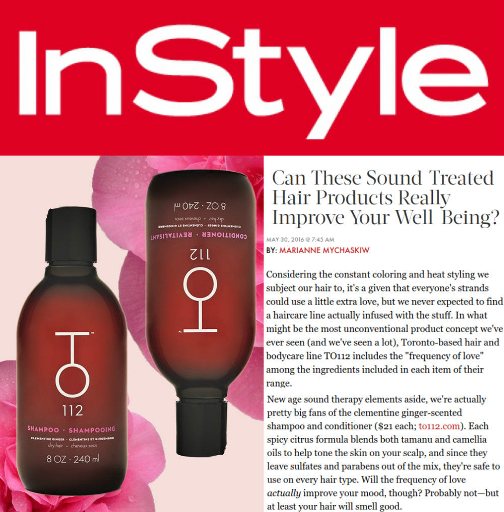 In Style TO112 sound treated hair care products 