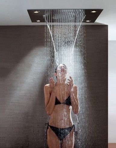 woman in shower cleansing ritual using TO112 products